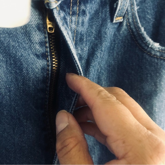 NWT New Levi's High Waisted Straight Jeans New Medium wash zip fly high … - Picture 8 of 12